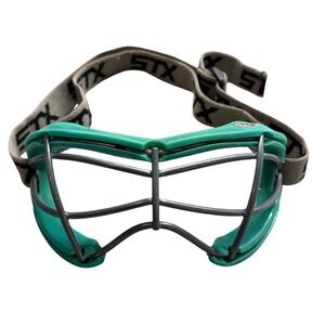 STX 2See Women/Teen Lacrosse Goggles Teal Green Grey Field Hockey Eye Protection